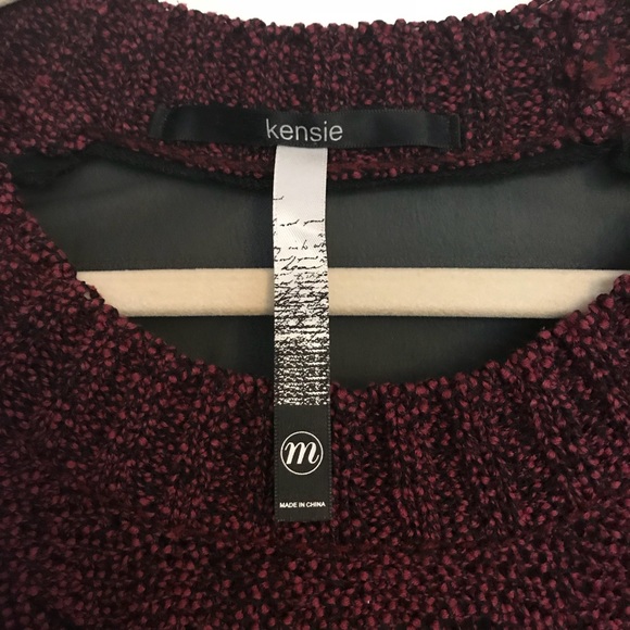 Kensie open weave sheer-back sweater - Picture 5 of 6